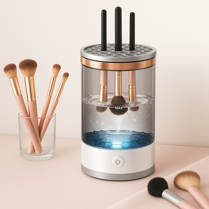 PACK PREMIUM - Limpiador de brochas de maquillaje Luminesce™ + Lápiz Maquillador 4 en 1 (GRATIS)