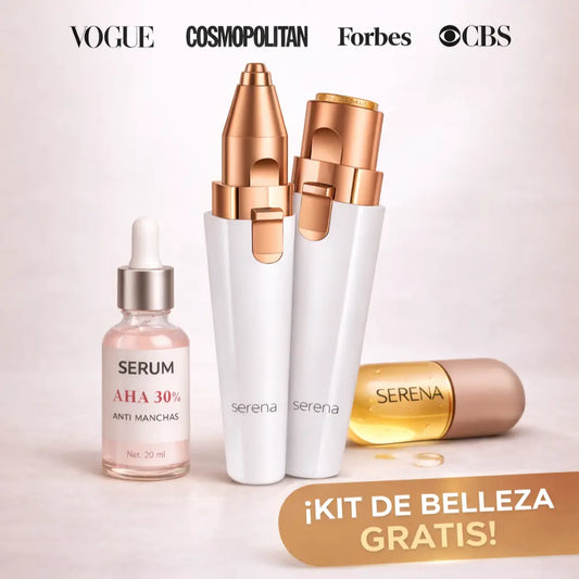 Depiladora Facial GlowTrim™ + Kit de Belleza